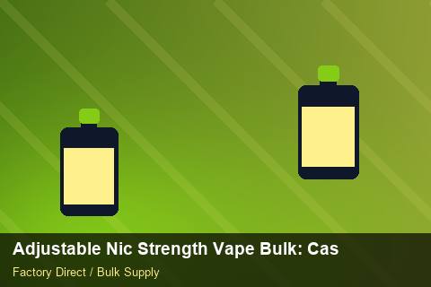 Adjustable Nic Strength Vape Bulk — Adjustable Nic Strength Vape Bulk: Case Studies — Barcode Setup photo 2