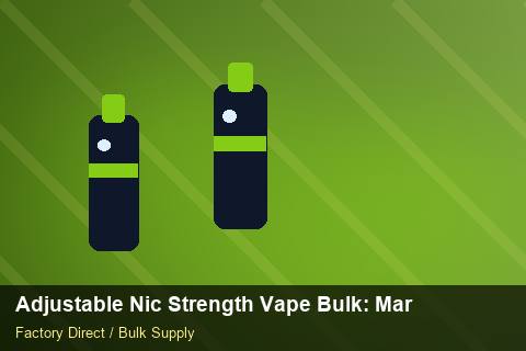 Adjustable Nic Strength Vape Bulk — Adjustable Nic Strength Vape Bulk: Market Comparison — Barcode Setup photo 2