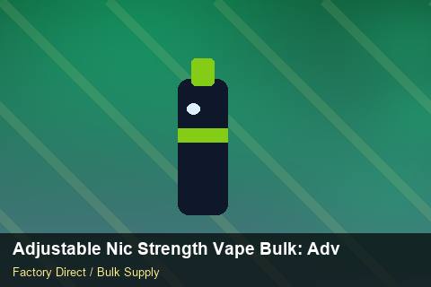 Adjustable Nic Strength Vape Bulk — Adjustable Nic Strength Vape Bulk: Advanced Sourcing — Barcode Setup photo 1