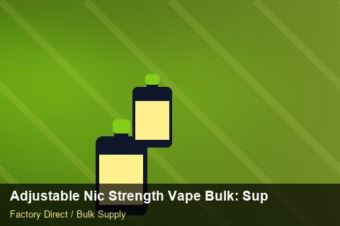 Adjustable Nic Strength Vape Bulk — Adjustable Nic Strength Vape Bulk: Supplier Vetting — Barcode Setup photo 2
