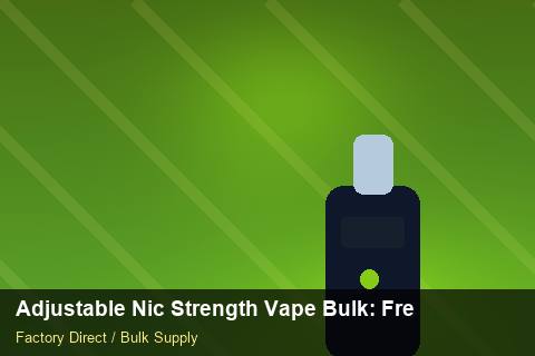 Adjustable Nic Strength Vape Bulk — Adjustable Nic Strength Vape Bulk: Freight Insurance — Barcode Setup photo 2