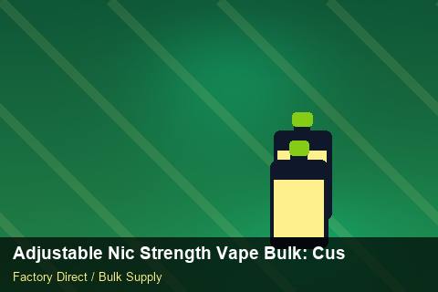 Adjustable Nic Strength Vape Bulk — Adjustable Nic Strength Vape Bulk: Customs Documentation — Serialisation photo 2