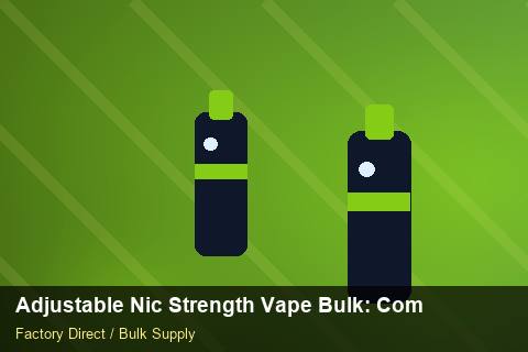 Adjustable Nic Strength Vape Bulk — Adjustable Nic Strength Vape Bulk: Compliance Standards — Serialisation photo 1