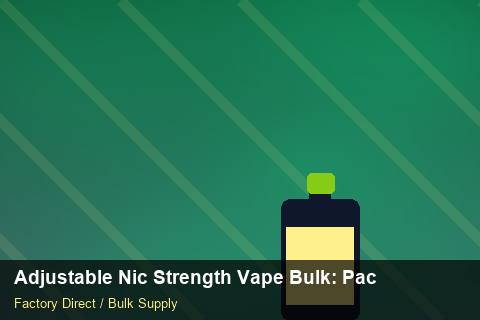Adjustable Nic Strength Vape Bulk — Adjustable Nic Strength Vape Bulk: Packaging Standards — Serialisation photo 1