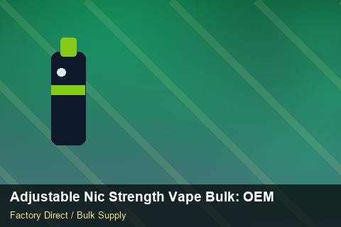 Adjustable Nic Strength Vape Bulk — Adjustable Nic Strength Vape Bulk: OEM & ODM Service — Serialisation photo 2