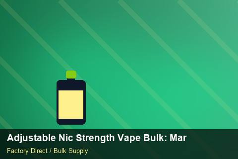 Adjustable Nic Strength Vape Bulk — Adjustable Nic Strength Vape Bulk: Market Trends 2026 — Serialisation photo 1