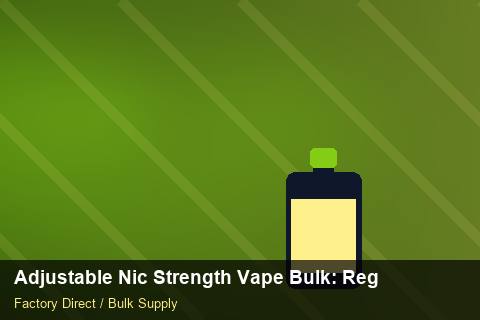 Adjustable Nic Strength Vape Bulk — Adjustable Nic Strength Vape Bulk: Regulatory Update — Serialisation photo 1