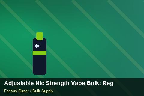 Adjustable Nic Strength Vape Bulk — Adjustable Nic Strength Vape Bulk: Regulatory Update — Serialisation photo 2