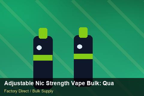 Adjustable Nic Strength Vape Bulk — Adjustable Nic Strength Vape Bulk: Quality Control Process — Serialisation photo 1