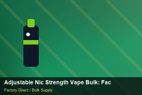 Adjustable Nic Strength Vape Bulk — Adjustable Nic Strength Vape Bulk: Factory Audit Report — Serialisation photo 2