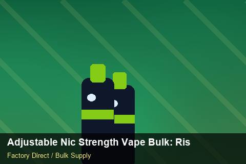 Adjustable Nic Strength Vape Bulk — Adjustable Nic Strength Vape Bulk: Risk Management — Serialisation photo 1