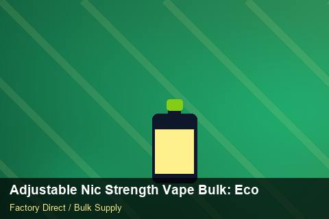 Adjustable Nic Strength Vape Bulk — Adjustable Nic Strength Vape Bulk: Eco-Friendly Materials — Serialisation photo 1