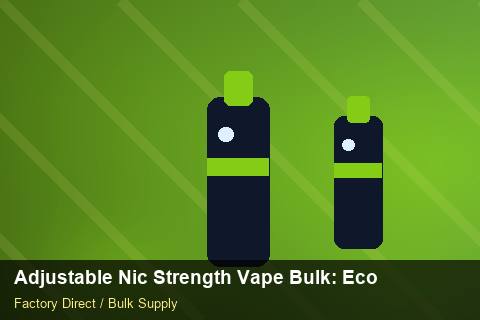 Adjustable Nic Strength Vape Bulk — Adjustable Nic Strength Vape Bulk: Eco-Friendly Materials — Serialisation photo 2