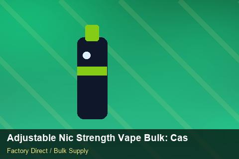 Adjustable Nic Strength Vape Bulk — Adjustable Nic Strength Vape Bulk: Case Studies — Serialisation photo 1