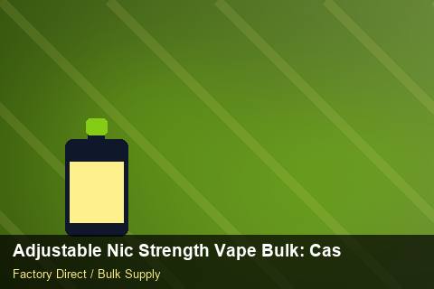 Adjustable Nic Strength Vape Bulk — Adjustable Nic Strength Vape Bulk: Case Studies — Serialisation photo 2