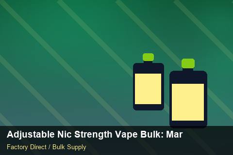 Adjustable Nic Strength Vape Bulk — Adjustable Nic Strength Vape Bulk: Margin Calculator — Serialisation photo 1