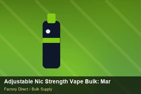 Adjustable Nic Strength Vape Bulk — Adjustable Nic Strength Vape Bulk: Market Comparison — Serialisation photo 2
