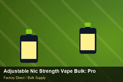Adjustable Nic Strength Vape Bulk — Adjustable Nic Strength Vape Bulk: Procurement Checklist — Serialisation photo 1