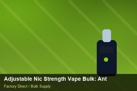 Adjustable Nic Strength Vape Bulk — Adjustable Nic Strength Vape Bulk: Anti-Counterfeit Measures — Serialisation photo 1