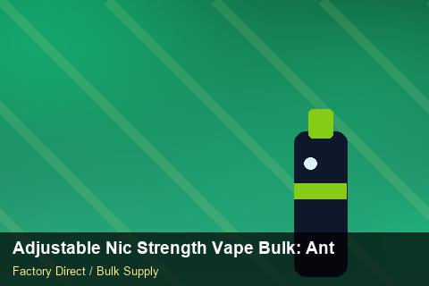 Adjustable Nic Strength Vape Bulk — Adjustable Nic Strength Vape Bulk: Anti-Counterfeit Measures — Serialisation photo 2