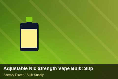 Adjustable Nic Strength Vape Bulk — Adjustable Nic Strength Vape Bulk: Supplier Vetting — Serialisation photo 2