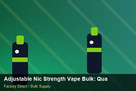 Adjustable Nic Strength Vape Bulk — Adjustable Nic Strength Vape Bulk: Quality Inspection Checklist — Anti-Counterfeit photo 2