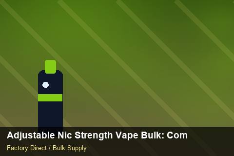 Adjustable Nic Strength Vape Bulk — Adjustable Nic Strength Vape Bulk: Compliance Standards — Anti-Counterfeit photo 1