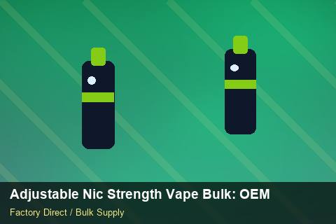 Adjustable Nic Strength Vape Bulk — Adjustable Nic Strength Vape Bulk: OEM & ODM Service — Anti-Counterfeit photo 2