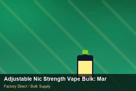 Adjustable Nic Strength Vape Bulk — Adjustable Nic Strength Vape Bulk: Market Trends 2026 — Anti-Counterfeit photo 1