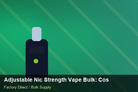 Adjustable Nic Strength Vape Bulk — Adjustable Nic Strength Vape Bulk: Cost Breakdown — Anti-Counterfeit photo 1
