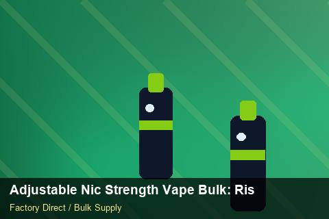 Adjustable Nic Strength Vape Bulk — Adjustable Nic Strength Vape Bulk: Risk Management — Anti-Counterfeit photo 1