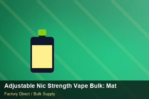 Adjustable Nic Strength Vape Bulk — Adjustable Nic Strength Vape Bulk: Material & Ingredients — Anti-Counterfeit photo 1