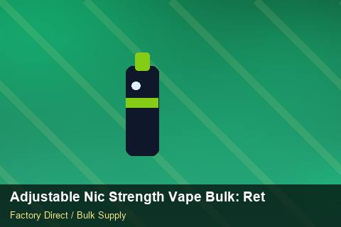 Adjustable Nic Strength Vape Bulk — Adjustable Nic Strength Vape Bulk: Returns & Warranty — Anti-Counterfeit photo 1