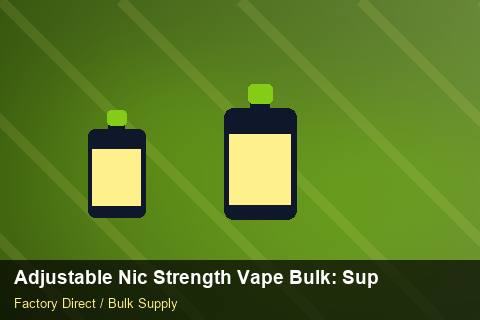Adjustable Nic Strength Vape Bulk — Adjustable Nic Strength Vape Bulk: Supplier Vetting — Anti-Counterfeit photo 2