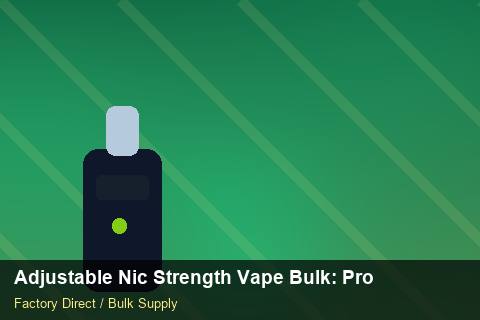 Adjustable Nic Strength Vape Bulk — Adjustable Nic Strength Vape Bulk: Product Launch Playbook — Anti-Counterfeit photo 1