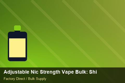 Adjustable Nic Strength Vape Bulk — Adjustable Nic Strength Vape Bulk: Shipping & Logistics — Child-Resistant Caps photo 2