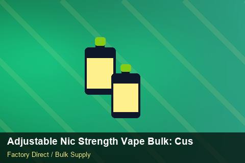 Adjustable Nic Strength Vape Bulk — Adjustable Nic Strength Vape Bulk: Customs Documentation — Child-Resistant Caps photo 2