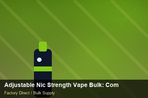 Adjustable Nic Strength Vape Bulk — Adjustable Nic Strength Vape Bulk: Compliance Standards — Child-Resistant Caps photo 1