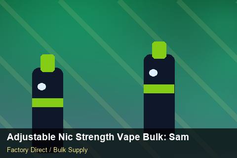 Adjustable Nic Strength Vape Bulk — Adjustable Nic Strength Vape Bulk: Sample Policy — Child-Resistant Caps photo 1