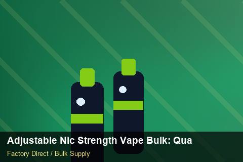 Adjustable Nic Strength Vape Bulk — Adjustable Nic Strength Vape Bulk: Quality Control Process — Child-Resistant Caps photo 1