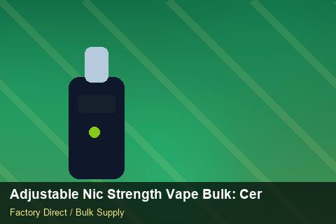 Adjustable Nic Strength Vape Bulk — Adjustable Nic Strength Vape Bulk: Certifications & MSDS — Child-Resistant Caps photo 2