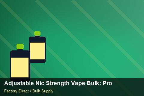 Adjustable Nic Strength Vape Bulk — Adjustable Nic Strength Vape Bulk: Production Capacity — Child-Resistant Caps photo 1