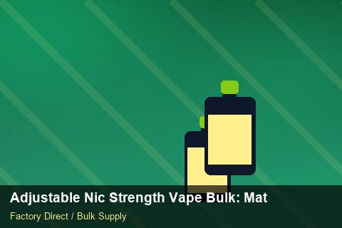 Adjustable Nic Strength Vape Bulk — Adjustable Nic Strength Vape Bulk: Material & Ingredients — Child-Resistant Caps photo 1