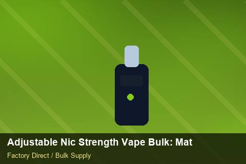 Adjustable Nic Strength Vape Bulk — Adjustable Nic Strength Vape Bulk: Material & Ingredients — Child-Resistant Caps photo 2