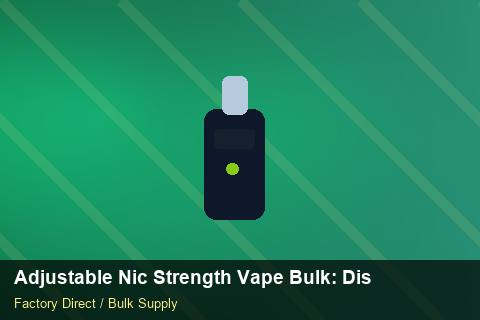 Adjustable Nic Strength Vape Bulk — Adjustable Nic Strength Vape Bulk: Distribution Channels — Child-Resistant Caps photo 1