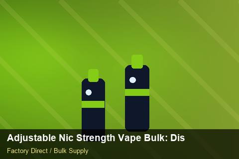 Adjustable Nic Strength Vape Bulk — Adjustable Nic Strength Vape Bulk: Distribution Channels — Child-Resistant Caps photo 2