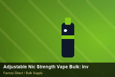 Adjustable Nic Strength Vape Bulk — Adjustable Nic Strength Vape Bulk: Inventory Management — Child-Resistant Caps photo 1