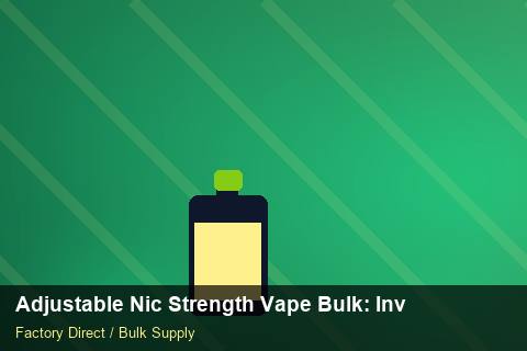 Adjustable Nic Strength Vape Bulk — Adjustable Nic Strength Vape Bulk: Inventory Management — Child-Resistant Caps photo 2