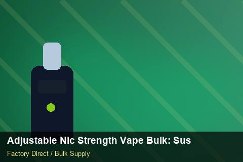 Adjustable Nic Strength Vape Bulk — Adjustable Nic Strength Vape Bulk: Sustainability — Child-Resistant Caps photo 2