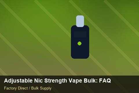 Adjustable Nic Strength Vape Bulk — Adjustable Nic Strength Vape Bulk: FAQ — Child-Resistant Caps photo 1